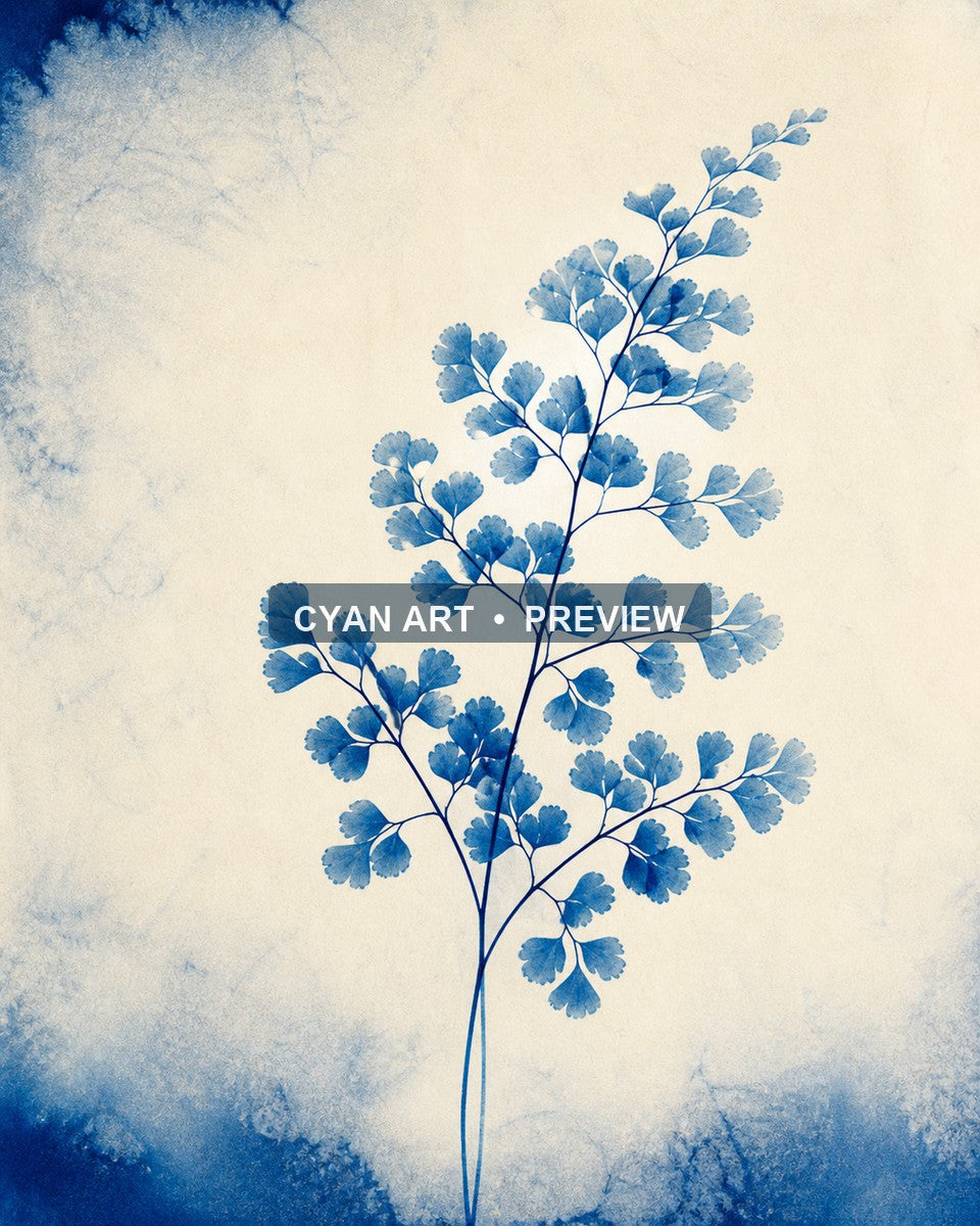 The Cyan Gallery - Six Printable Wall Art Collection